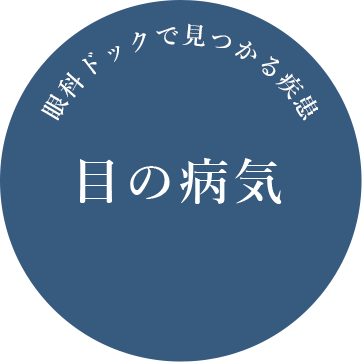 眼科ドックで見つかる疾患 目の病気