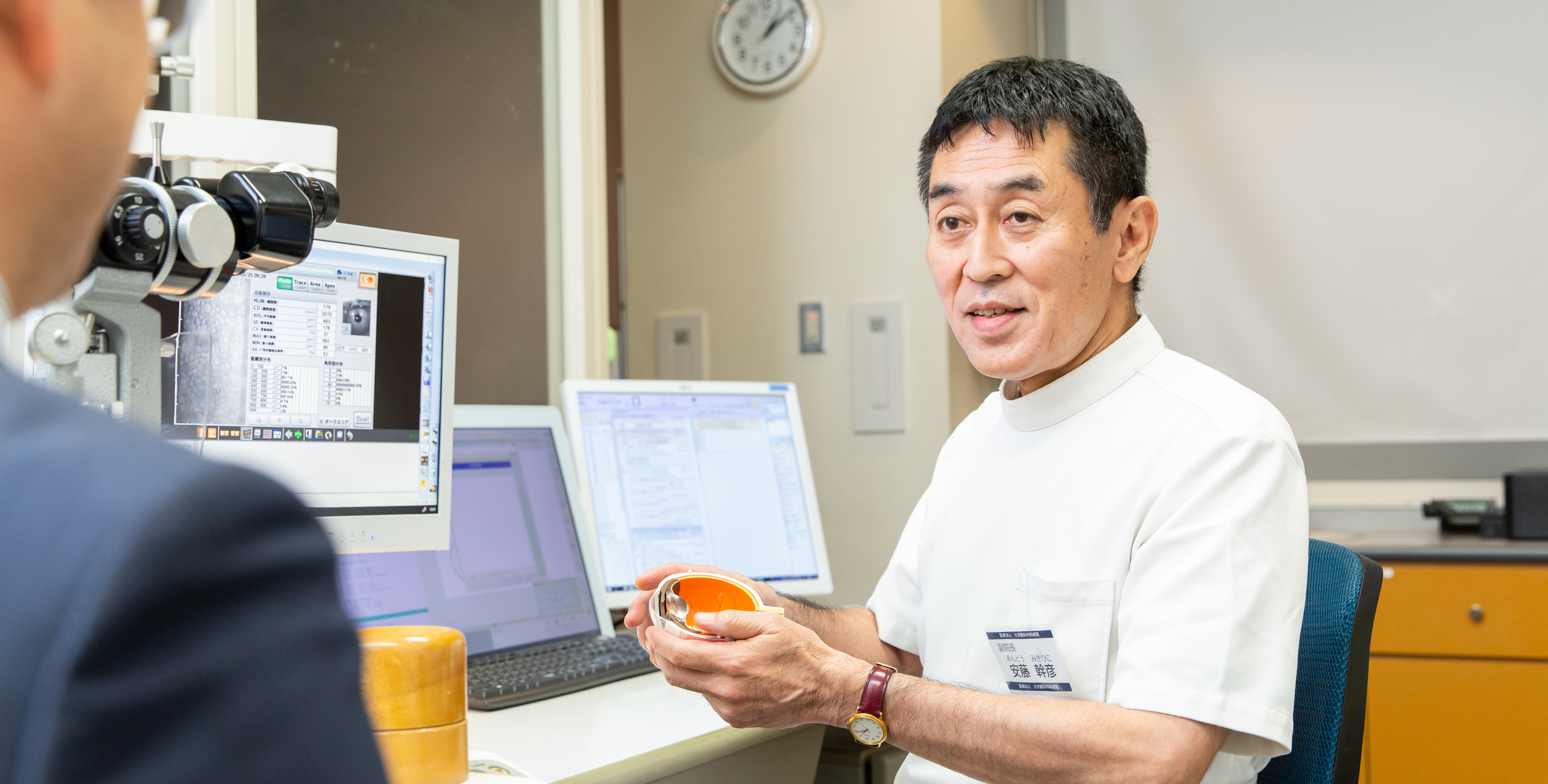 専門医による丁寧な診察